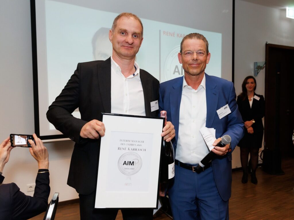 Interim Manager des Jahres 2025: René Karrasch