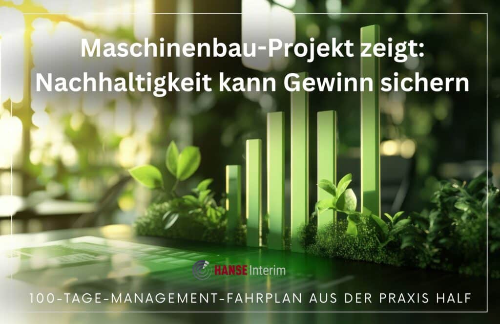 Maschinenbau-Projekt zeigt: Nachhaltigkeit kann Gewinn sichern