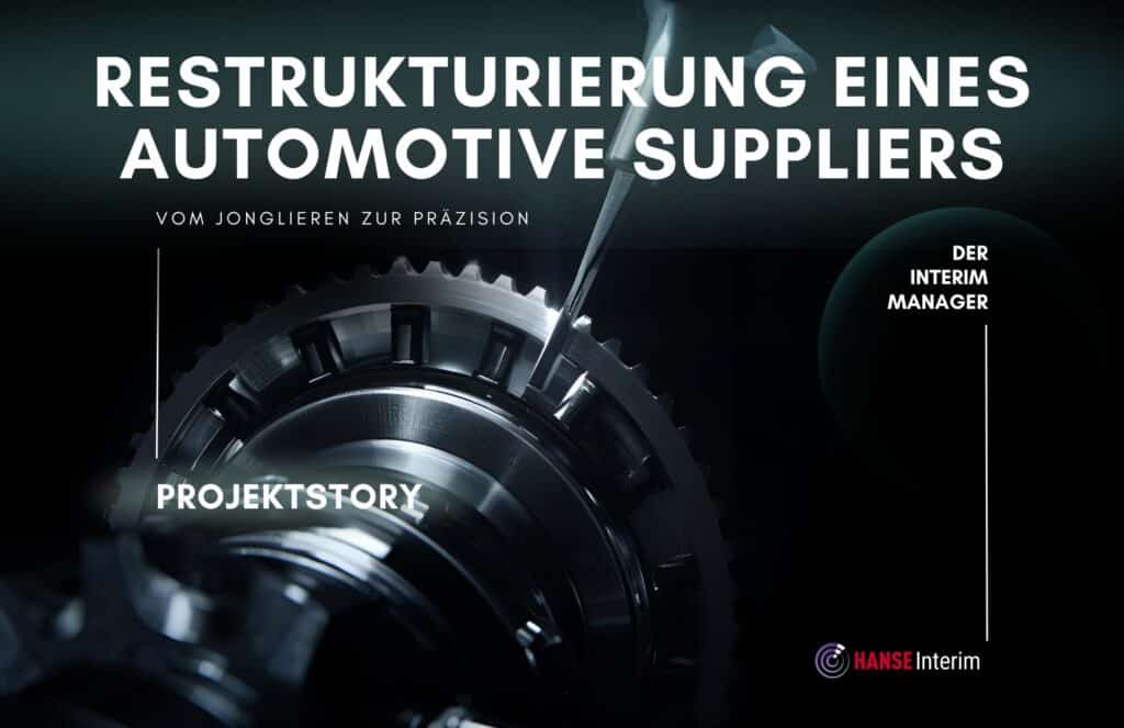 Restrukturierung Automotive Suppliers