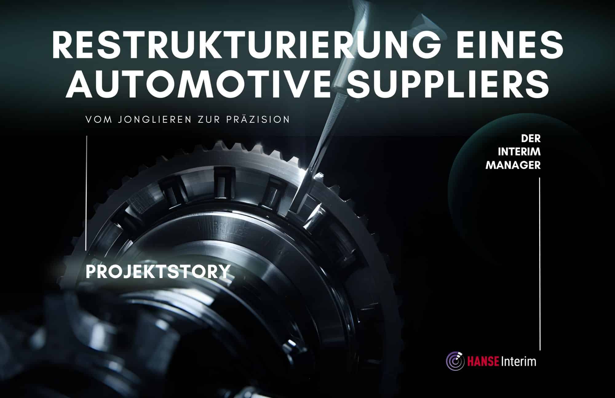 Restrukturierung Automotive Suppliers