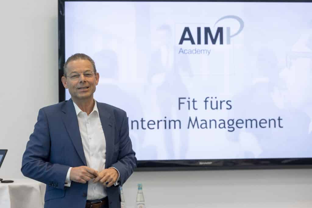 Andreas Lau als Leiter der AIMP Academy