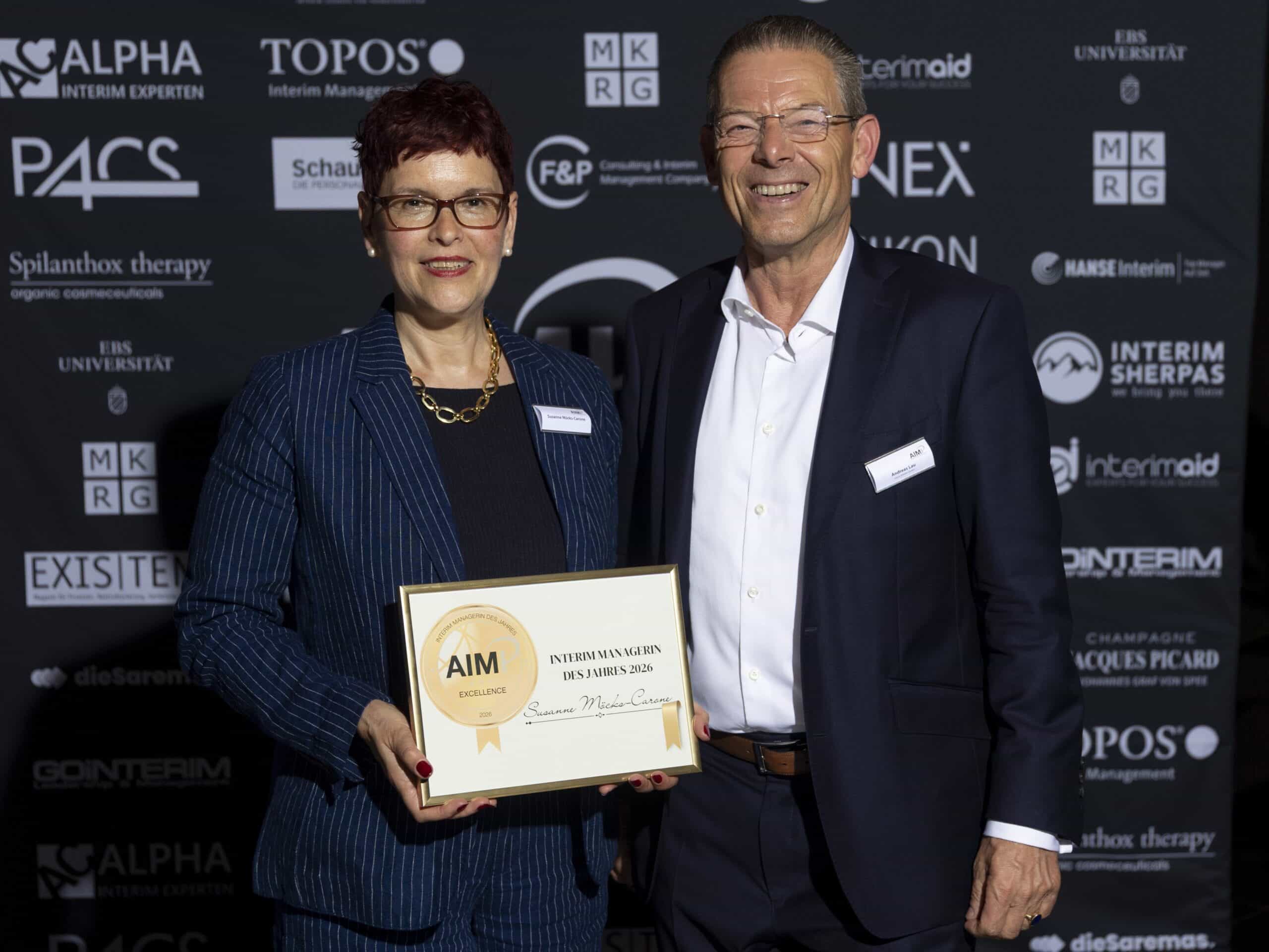Susanne Möcks-Carone Interim Managerin des Jahres 2026