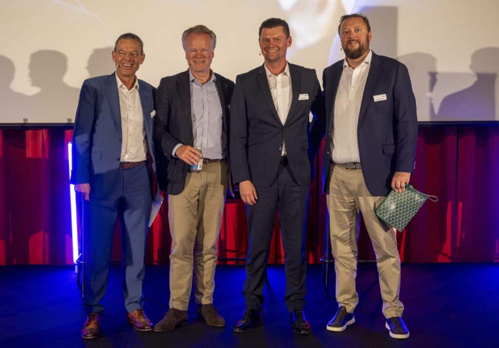 Andreas Lau, Geschäftsführer HANSE Interim, Daniel Basok, CFO  hGears AG, Carl-Jan von der Goltz, GeschäftsführerMaturus Finance GmbH, Jens von Loos, Head of Debt Advisory Deloitte