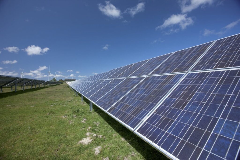 Photovoltaic systems on an open space